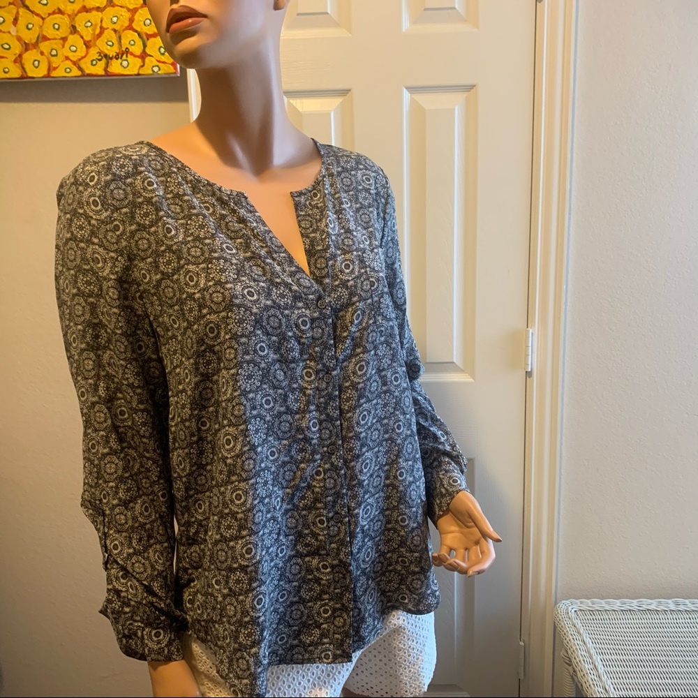 Joie silk blouse - Black - Sz L